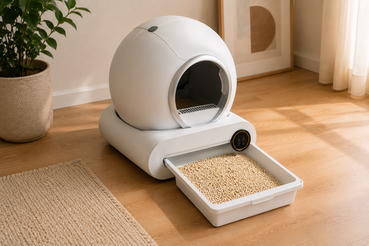 Litière Autonettoyante Connectée pour Chat – Gestion Simplifiée