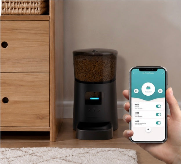 Distributeur Automatique de Croquettes pour Chat – Programmable