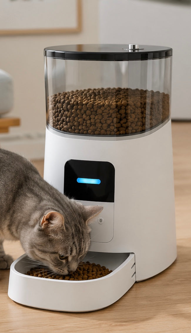 Distributeur Automatique de Croquettes pour Chat – Programmable