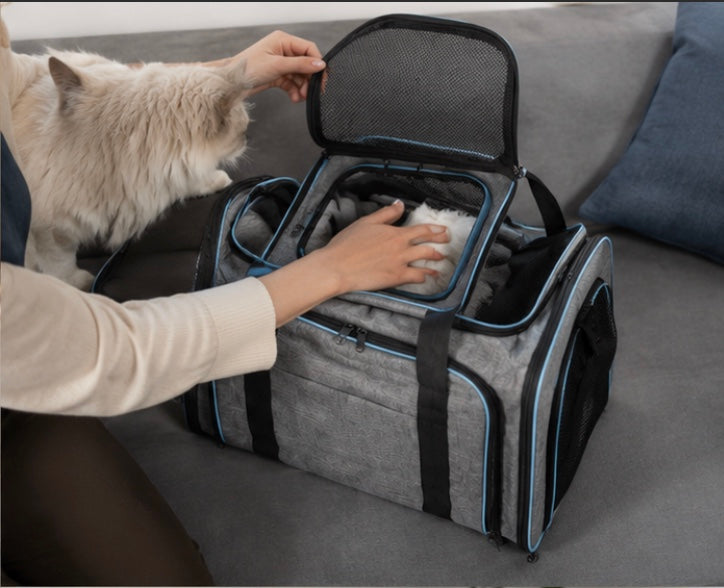 Sac de Transport Respirant pour Chat – Confort et Sécurité