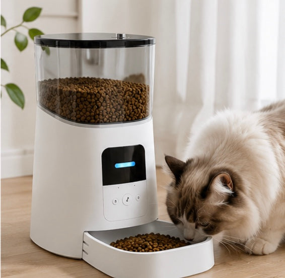 Distributeur Automatique de Croquettes pour Chat – Programmable