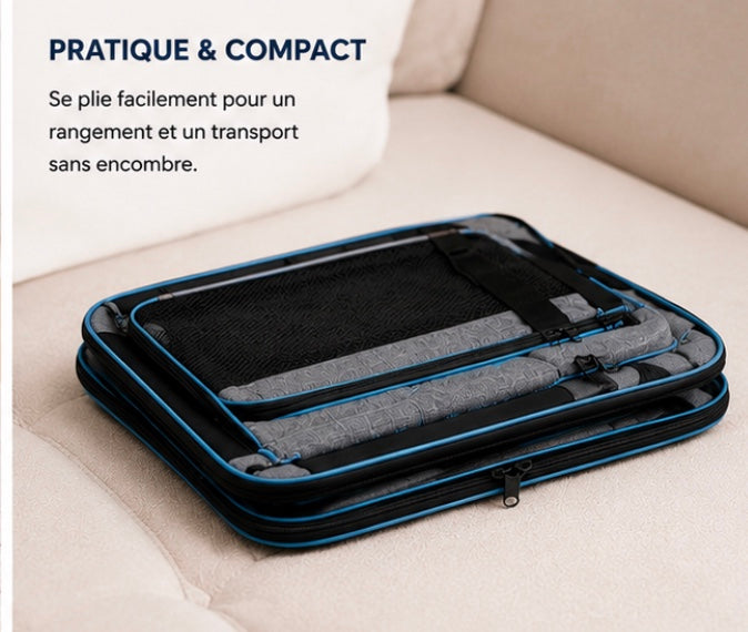 Sac de Transport Respirant pour Chat – Confort et Sécurité