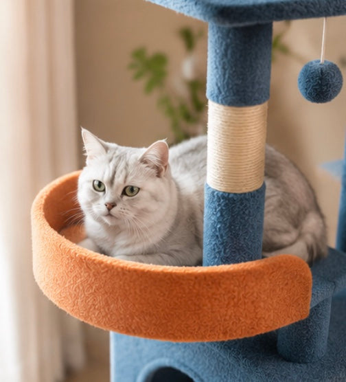 Arbre à Chat Design avec Espaces de Repos – Grand Format