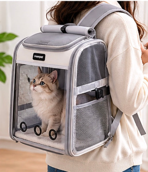Sac à Dos Capsule Respirant pour Chat – Transport Quotidien