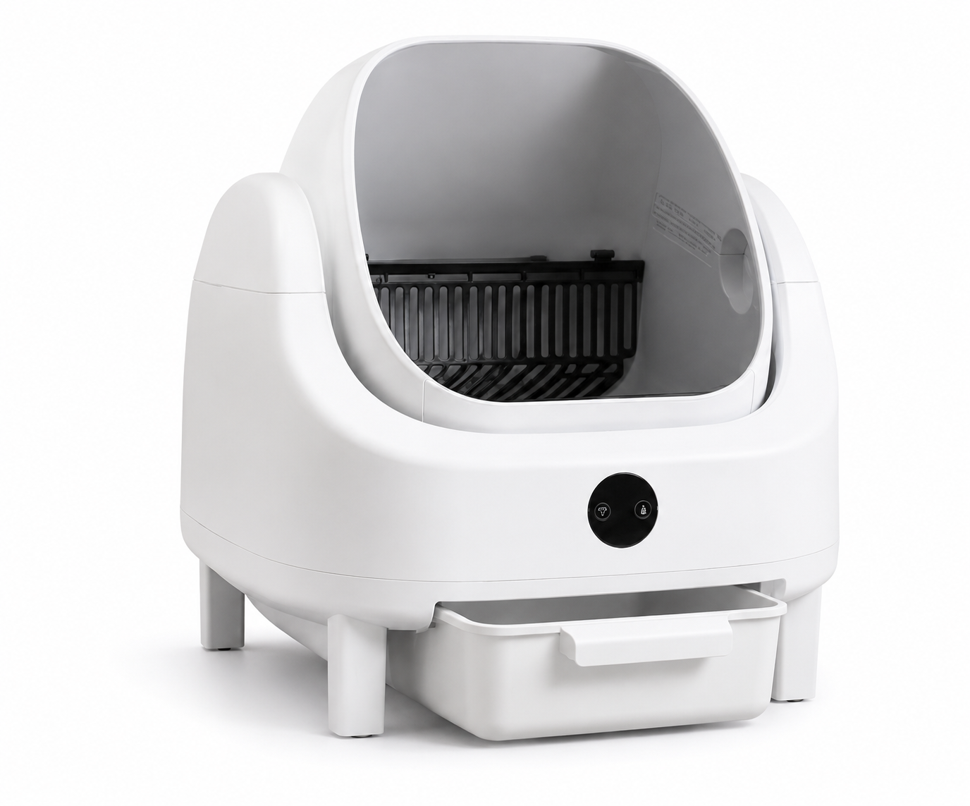 Litière Autonettoyante Ouverte Connectée pour Chat – Design Spacieux
