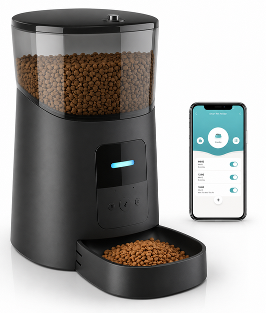 Distributeur Automatique de Croquettes pour Chat – Programmable