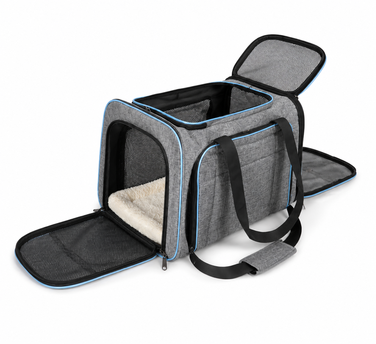 Sac de Transport Respirant pour Chat – Confort et Sécurité