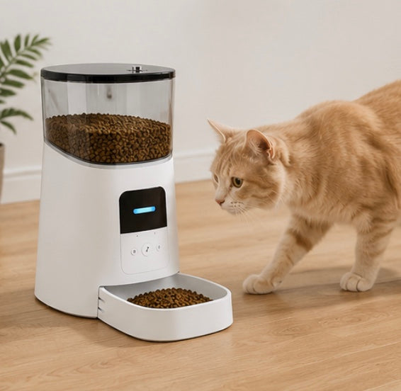 Distributeur Automatique de Croquettes pour Chat – Programmable